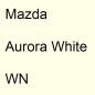 Preview: Mazda, Aurora White, WN.